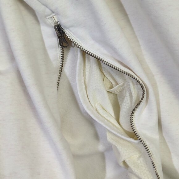 Lululemon Hoodie Women's 2 White Pink Heather Side Zips Athletic Athleisure - Picture 10 of 12